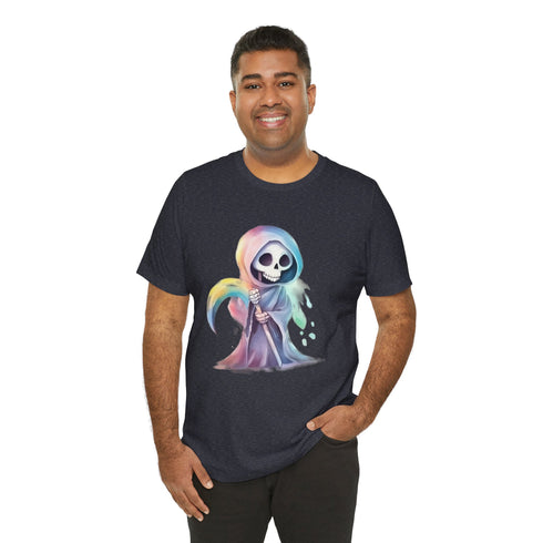 Cute Colorful Reaper - Short Sleeve Tee